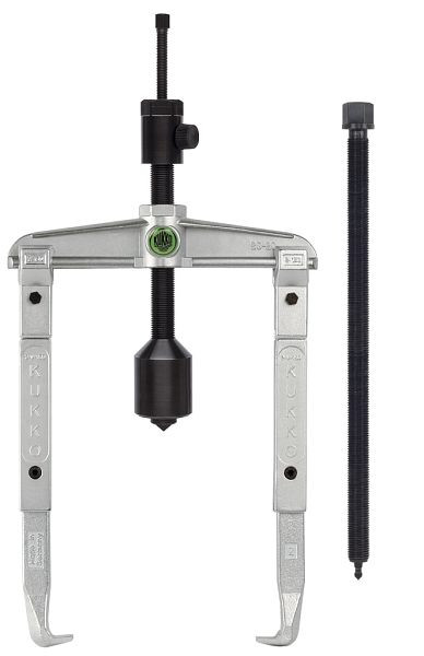 KUKKO 2-armiger Universal Abzieher mit verlängerten Abzughaken und lange mechanische Hydraulikspindel, Spannweite: 350 mm, Spanntiefe: 500 mm, 20-30-5-B