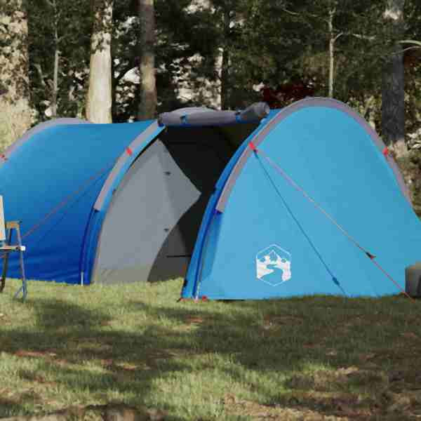 vidaXL Tunnelzelt 4 Personen Blau Wasserdicht, 94395, 8721012208636