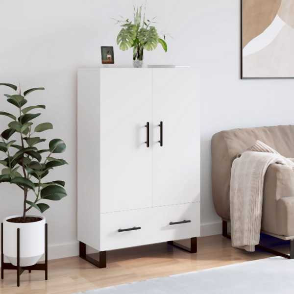 vidaXL Highboard Weiß 69,5x31x115 cm Holzwerkstoff, 828260