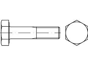 EN 14399 -4 10.9 M 30 x 175 Sechskantschrauben, feuerverzinkt K1,-AF- VE=S