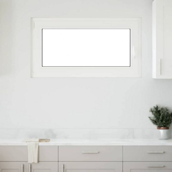 vidaXL Kellerfenster RISOR 110x60 cm Dreh Kipp DIN Links Anthrazit, 4108415