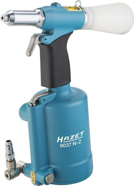 Hazet Blindniet-Pistole, Pneumatisch / hydraulisch Geeignet für Edelstahlnieten bis zu 6,4 mm, 9037N-2