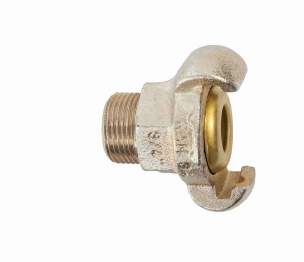 GEKA Gewindestück "TG", AG G 1/2" DIN3489 mit Sechskant MS-Dichtung, VE: 10 Stück, 61.5610