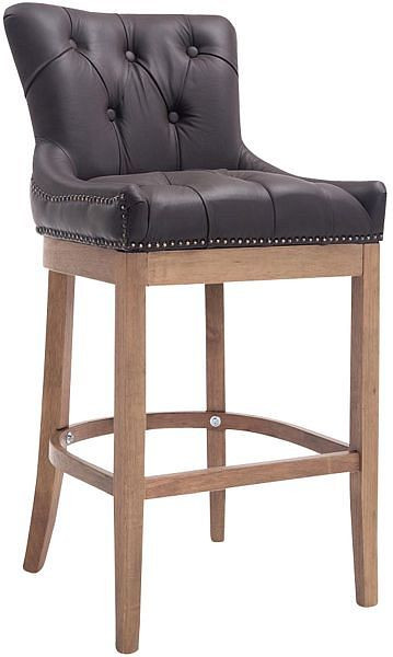CLP Barhocker Lakewood Echtleder, Antik-hell, braun, 101206403