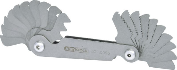 KS Tools Gewindelehre, metrisch, 20-teilig, 301.0095