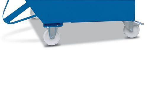 RR Industrietechnik Radsatz bis 2500 kg Belastung, für Stahlkippwagen, 2 Bock- und 2 Lenkrollen, 145064