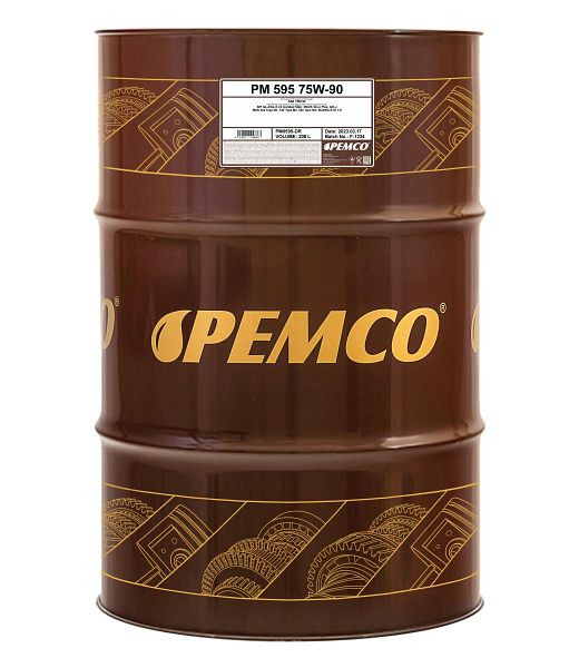 PEMCO Getriebeöl 595 75W-90 GL-5, VE: 208 l, PM0595-DR