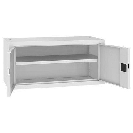 Eurobox Aufsatzschrank, 2 niedrige Reihen/1 Fachboden, 465 x 1.000 x 435 mm, 0670-100201