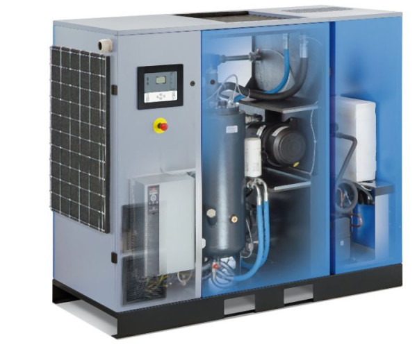 ELMAG Schraubenkompressor RMB 15D, 15 kW/10 bar, inkl. Kältetrockner, 12574