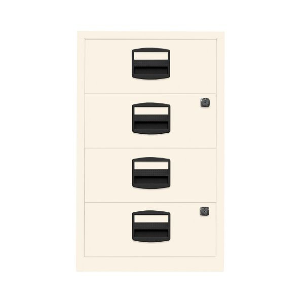 Bisley Home Beistellschrank PFA, 4 Universalschubladen, 625 reinweiß, PFA4S625