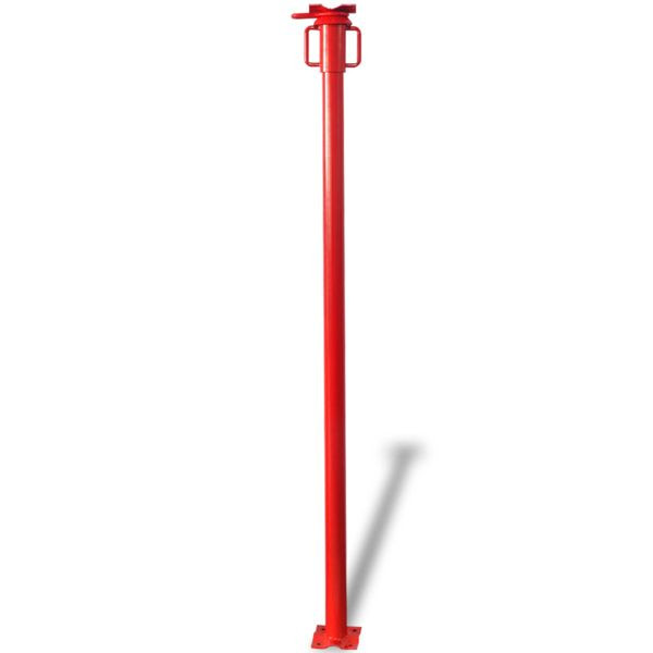 vidaXL Acrow-Stütze Rot 280 x 12 x 12 cm, 42052324