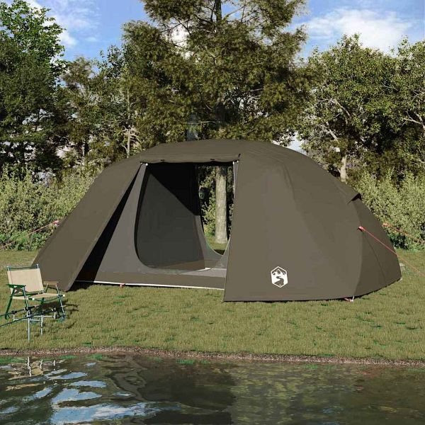 vidaXL Angelzelt mit Dach Braun 514 x 465 x 187 cm Polyester, 4100662