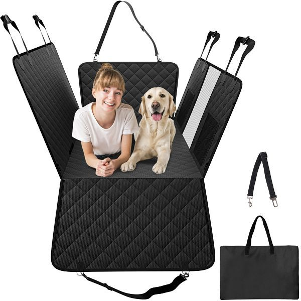 VEVOR Hundedecke Auto Autoschondecke Rückbank Hund Rücksitz Schutzdecke 132x63cm, QBDXJC52248IRJA72V0