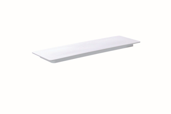 Schneider Königskuchenplatte, Melamin, 400 mm x 150 mm x 20 mm, weiß, 227023