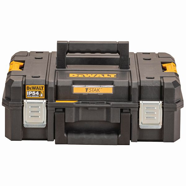 DeWalt TSTAK II Robuste und kompakte Werkzeugbox mit IP54 Schutz und Schaumstoffeinlage (24l Volumen), DWST83345-1