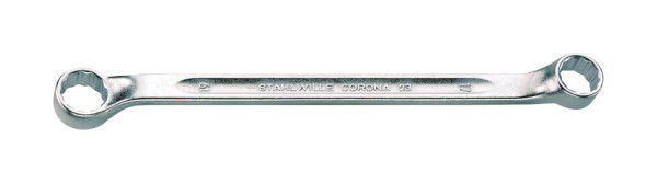 STAHLWILLE Doppelringschlüssel CORONA Nr.23 Schlüsselweite 24 x 27 mm Länge 376 mm, 41072427