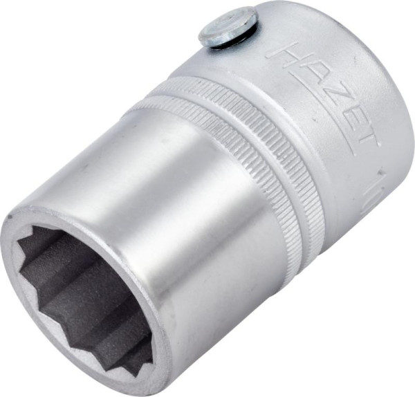 Hazet Steckschlüsseleinsatz, Doppelsechskant, Vierkant hohl 20 mm (3/4 Zoll), Außen-Doppel-Sechskant Profil, 22 mm, 1000Z-22