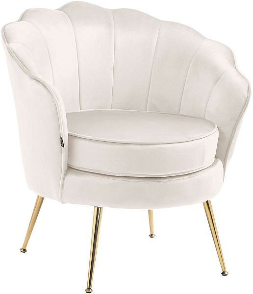 CLP Stuhl Rosita Samt, creme, 324205, 4255716321543