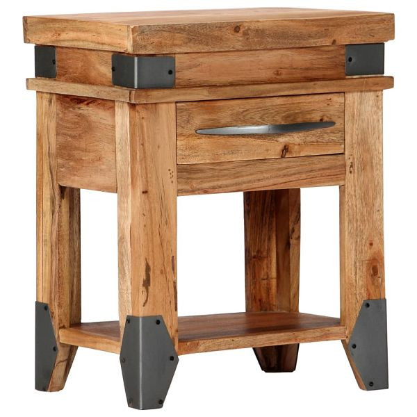 vidaXL Nachttisch 40 x 30 x 51 cm Akazie Massivholz, 282749