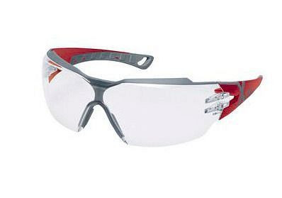 uvex Schutzbrille pheos cx2 9198258, rot/grau, 311682, 4031101634456
