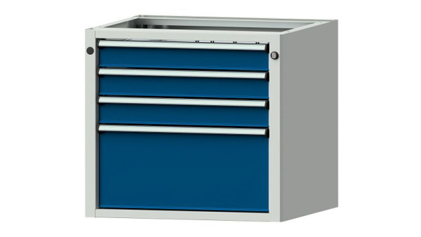 ANKE Werkbänke Unterbauschrank, Modell 1806 V, 660 x 615 x 600 mm, RAL 7035/5010, 402.510
