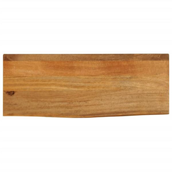 vidaXL Tischplatte mit Baumkante 70x40x3,8 cm Massivholz Mango, 370585