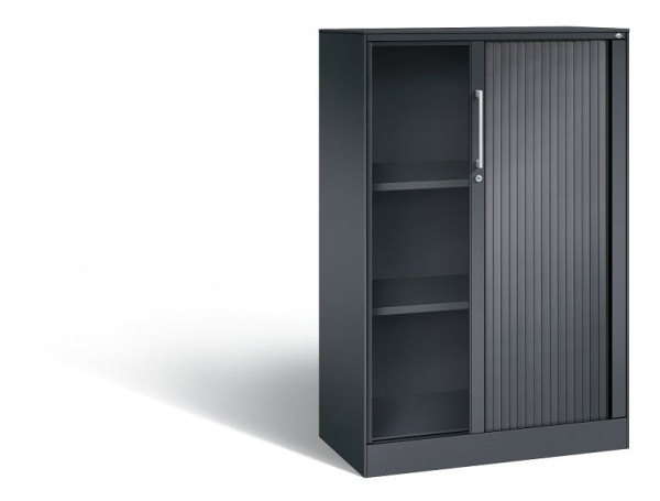 C+P Rollladenschrank Asisto, H1310xB800xT435mm, Farbe: Schwarzgrau, Bügelgriff, 3 OH, 143033-000 S10054