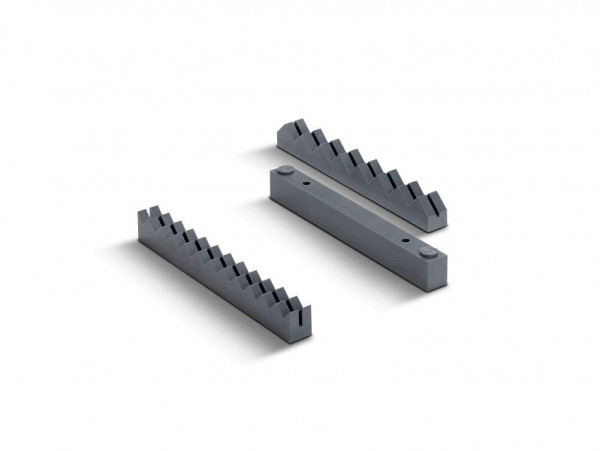 bott Prismenauflage für Schublade mit 7 Aufnahmen BxTxH: 15x160x20 mm, RAL 7011, VE: 4 Stück, 13006011