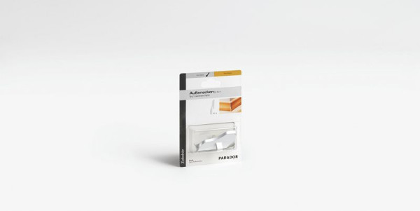 Parador Außenecken Typ 1 für Sockelleisten SL 4, Alu-Optik, 2 Stück, 279304