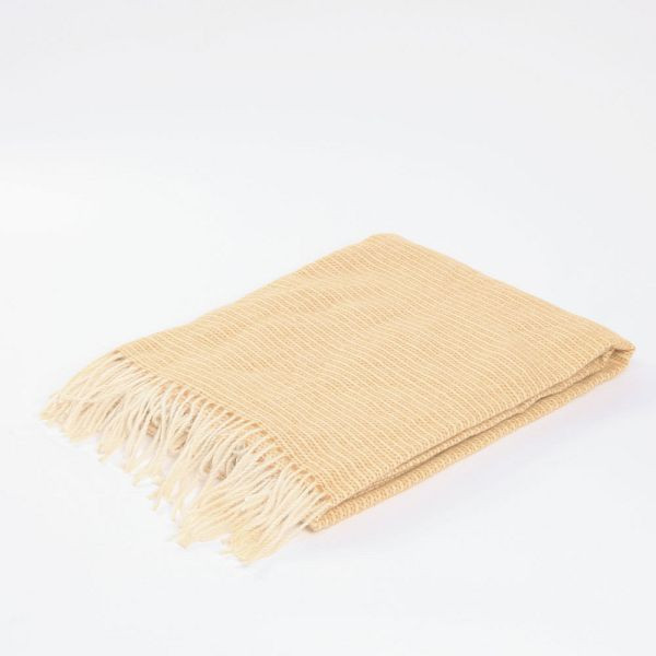 HOME DELUXE Wolldecke MILA Orange, 140 x 200 cm, 60790