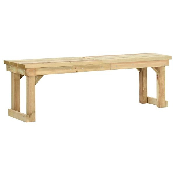 vidaXL Gartenbank 140 cm Imprägniertes Kiefernholz, 44899
