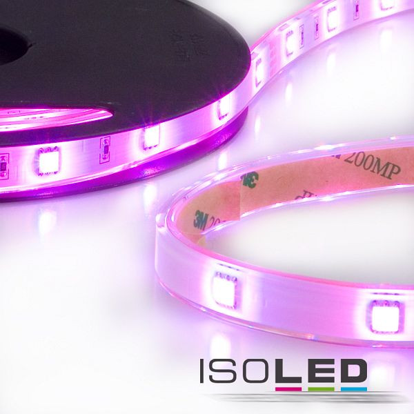ISOLED LED AQUA-RGB Flexband, 24V DC, 7,2W, IP68, 5m Rolle, 30 LED/m, 111797