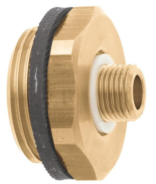 GEKA Gewindenippel, AG M 11 x 1 mit AG G 3/4" MS mit Sechskant, 56.4301