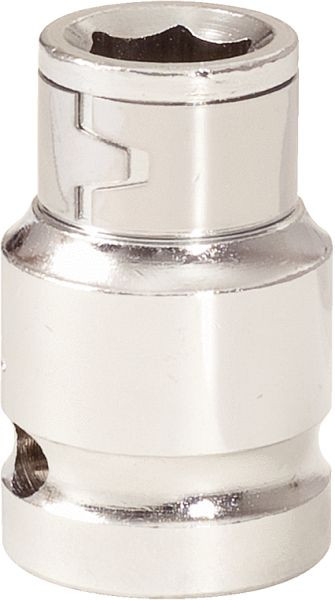 KS Tools 1/2" Bit-Adapter-Stecknuss, für Bits 5/16" mit Spannring, 918.4351