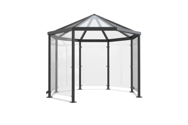 WSM Pavillon Paris P801 VSG glashell als Bausatz, 102100037