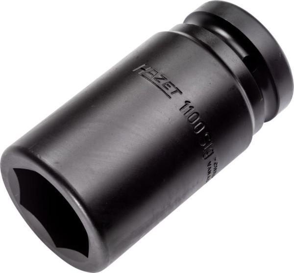 Hazet Schlag-, Maschinenschrauber Steckschlüsseleinsatz, Sechskant, Vierkant hohl 25 mm (1 Zoll), Außen-Sechskant Profil, 38 mm, 1100SLG-38