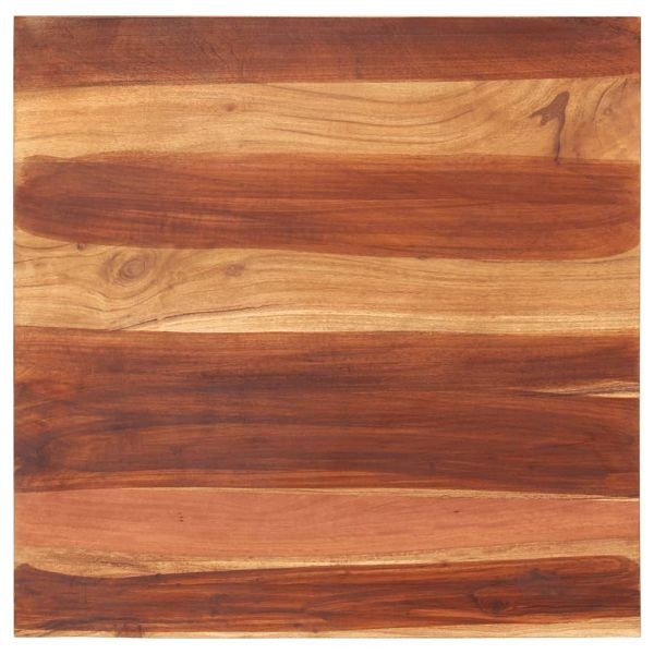 vidaXL Tischplatte Massivholz Palisander 25-27 mm 70×70 cm, 285995