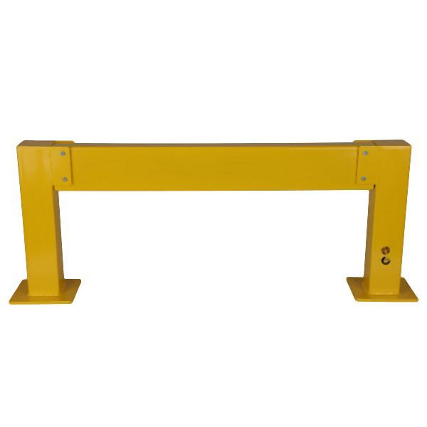 CRASH STOP Basis Sicherheitsgeländer: 2 Endpfosten 500 mm, verzinkt, Balken 1000 mm, 2PE+50B+100