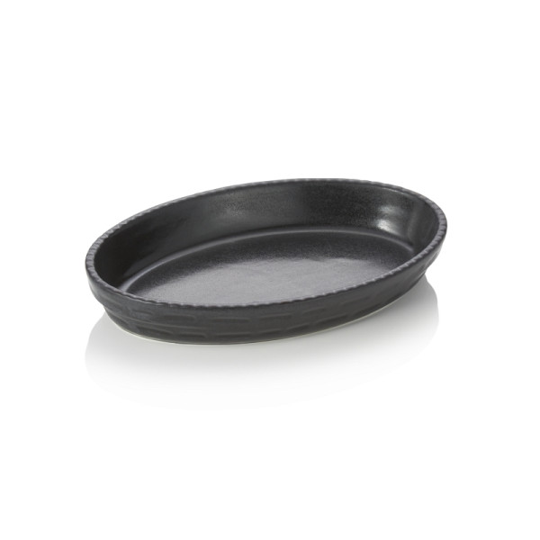 WAS Backform, 32 x 20 x 5 cm, schwarz, Porzellan, 4890032