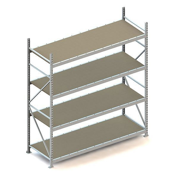 Meta MINI-RACK GR 2500x2200x800 mm, verzinkt, mit Spanplatten, Bodenanzahl: 4, 20051300