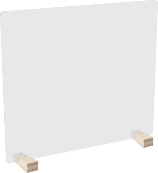 Moedel Infektionsschutzscheibe, Nies- und Hustenschutz, Acrylglas, 800x700 mm, 103779