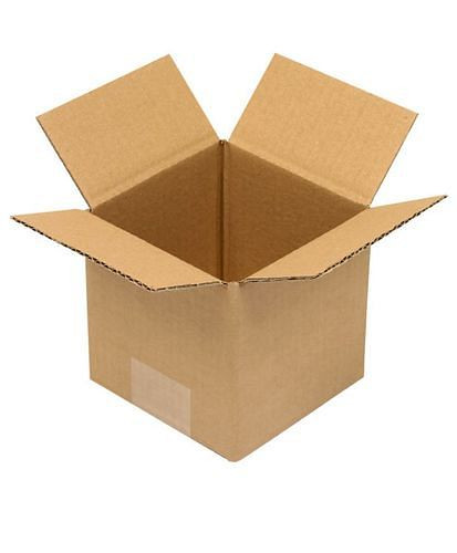 TransPak Wellpapp-Faltkarton 1-wellig, Innenmaß 120 x 120 x 120 mm, Qualität 1.10B, VE: 50 Stück, 299206