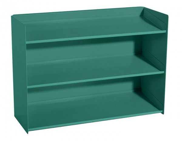 Manuflex Sichtboxen-Regal in Graugrün HF 0001, BxTxH = 430 x 155 x 310 mm, ZB3901.0001