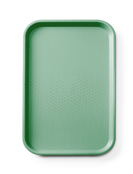 AmerBox Fast-Food-Tablett GN 1/1 Polypropylen, GN 1/1, Grün, 530x325x(H)20mm, 878576