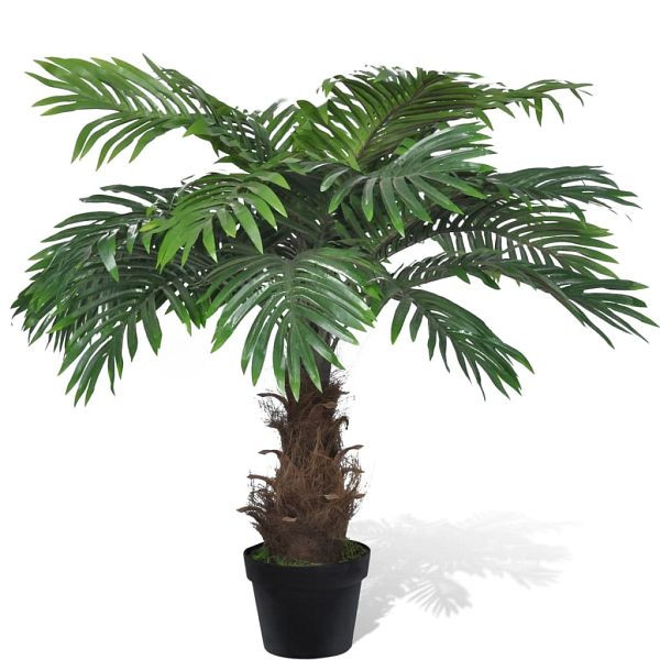 vidaXL Naturgetreue Künstliche Cycus-Palme mit Topf 80 cm, 241354