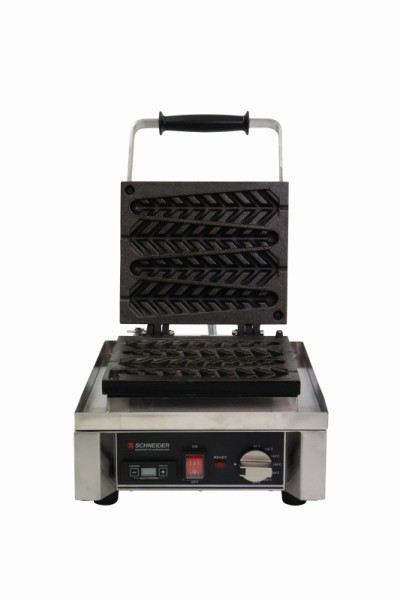 Schneider Waffel-Eisen "Waffel am Stil", für 4 Waffeln (55 x 215 mm), 150730