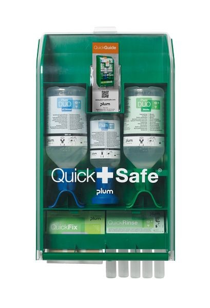 Plum QuickSafe Box Chemie Industrie - für Augenspülung bei Unfällen mit Säuren und Alkali, 5171