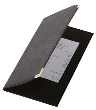 Contacto Rechnungsmappe 23 x 13 cm mit Stahlecken, 5834/233