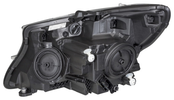 HELLA FF/Halogen-Hauptscheinwerfer, für u.a. Mercedes-Benz V-Class (W447), schwarz, ECE/SAE, für Rechtsverkehr, rechts, 1EL 011 284-861