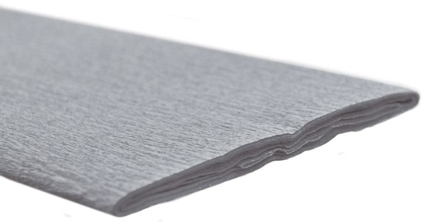 Werola Feinkrepppapier - 50 x 250 cm, achatgrau, VE: 2,5 m, 12061170